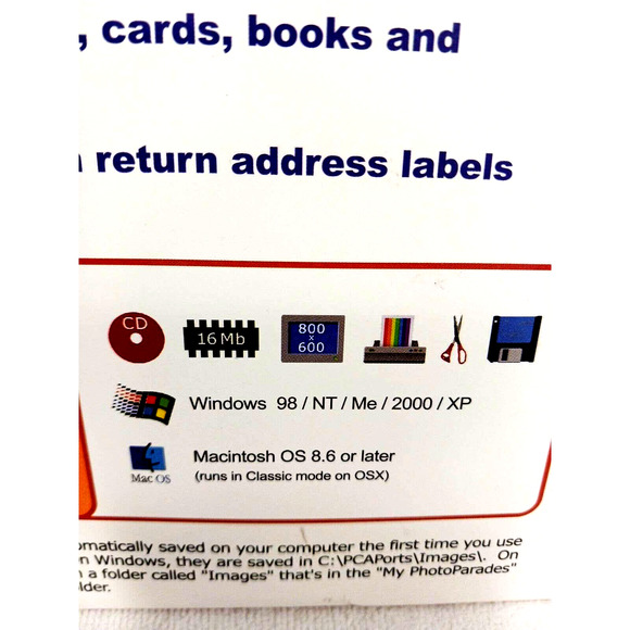 Photo Paper Sticker Kit 5 Sheets Stick Labels w CD instructions Crafts - Picture 5 of 16